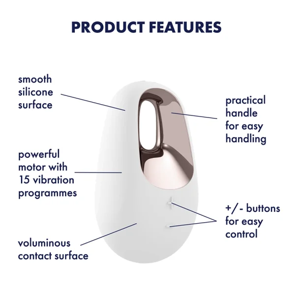 Satisfyer Lay-On White Temptation Vibrator — image 5 of 9