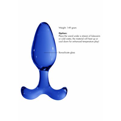 Expert Blue Male Butt Plug