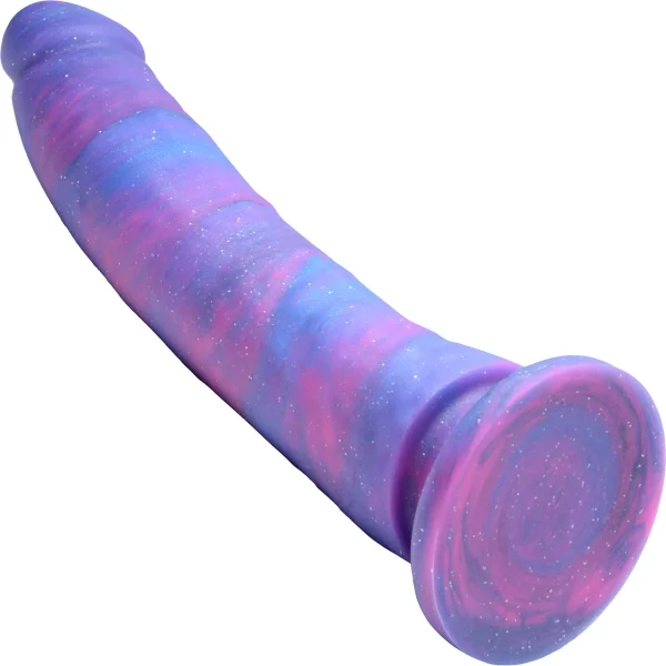 Magic Stick Glitter 9.5" Purple Silicone Dildo