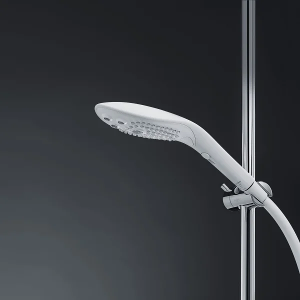 Womanizer Wave Shower Head & Water Massage Clitoral Stimulator - White