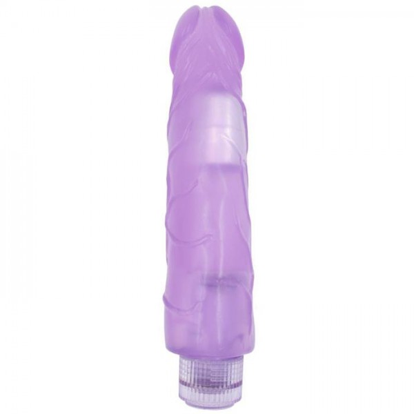 Real Feel 9" Vibrating Dildo - Thick Shaft! — image 2 of 4