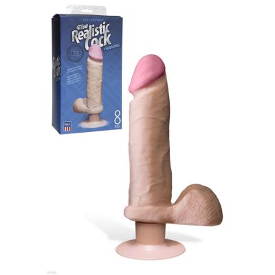 Doc Johnson Realistic Vibrating 8 Dong with Suction Cup
