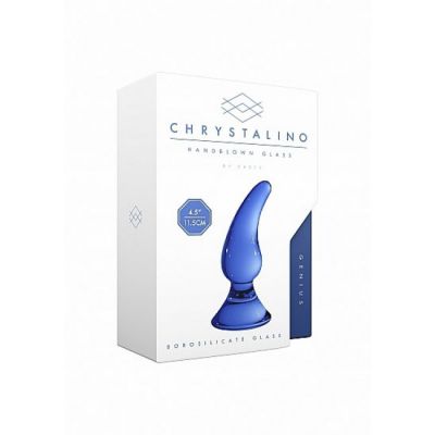 Chrystalino Glass Butt Plug Genius