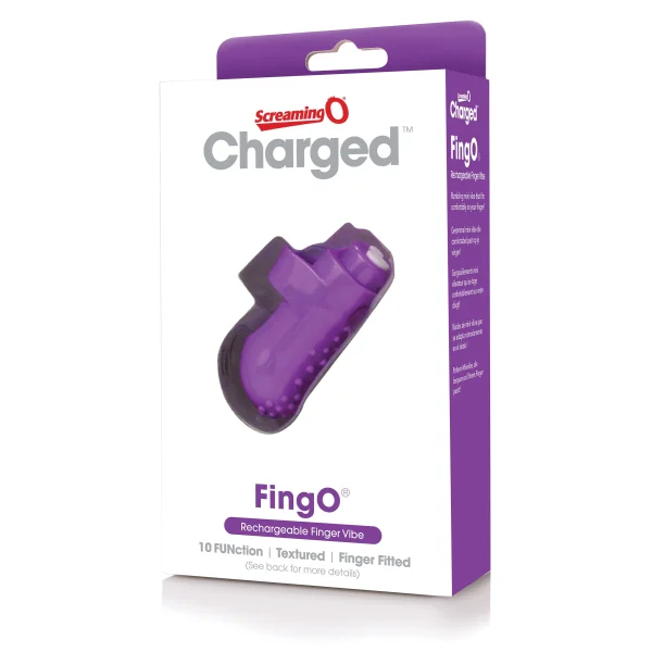 Charged Fingo Rechargeable Finger Vibe - Purple — image 4 of 8