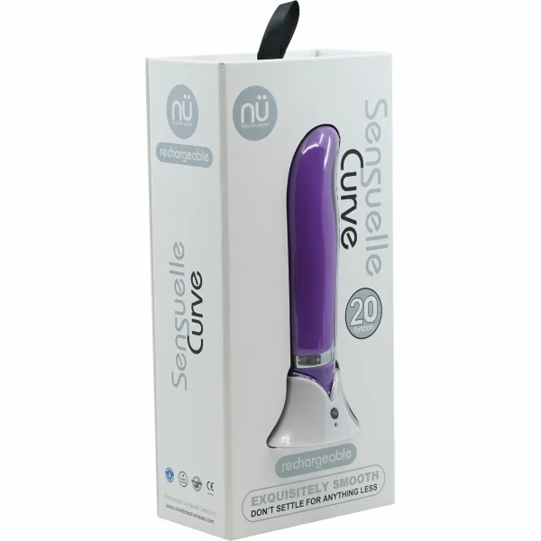 Sensuelle Curve 20 Function Rechargeable G-Spot Vibrator - Purple