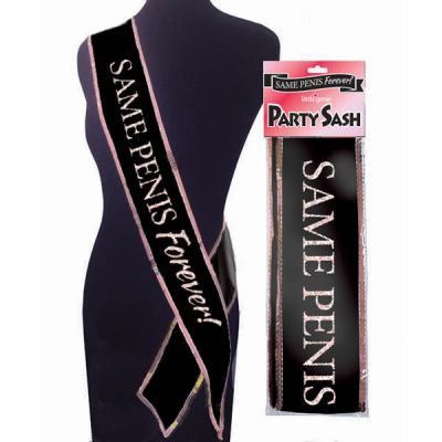 Sash Same Penis Forever Hens Party Novelty