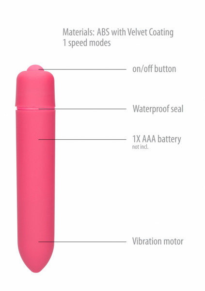 1 Speed Bullet - Pink Mini Bullet Vibrator