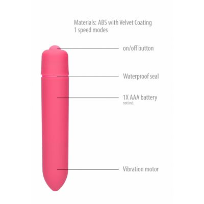1 Speed Bullet Pink Mini Bullet Vibrator