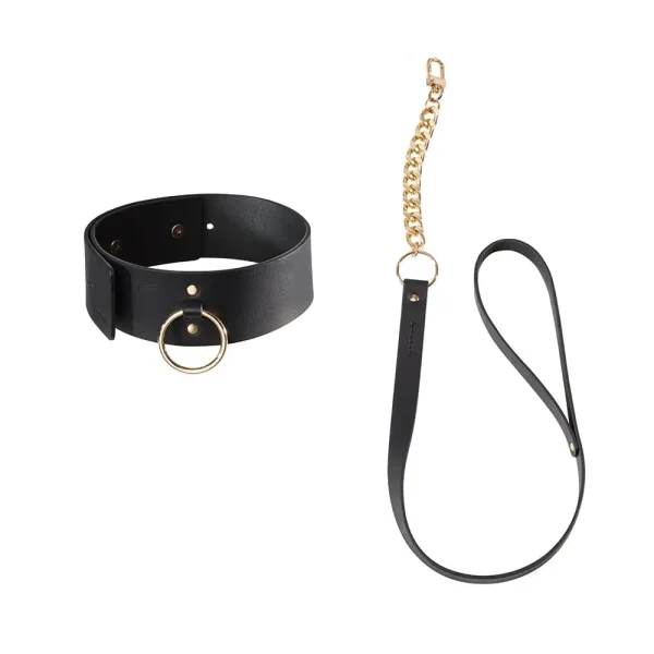 Bijoux Indiscrets Maze Wide Choker & Leash