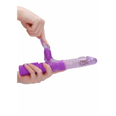 Thrusting Rabbit Vibrator Purple Clit Vibrator