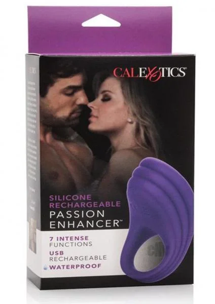 Silicone Rechargeable Passion Enhancer Ring Purple — image 7 of 8