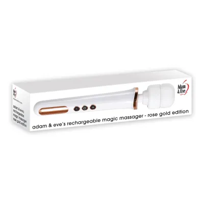 Adam Eve Magic Massager Rechargeable Rose Gold Edition