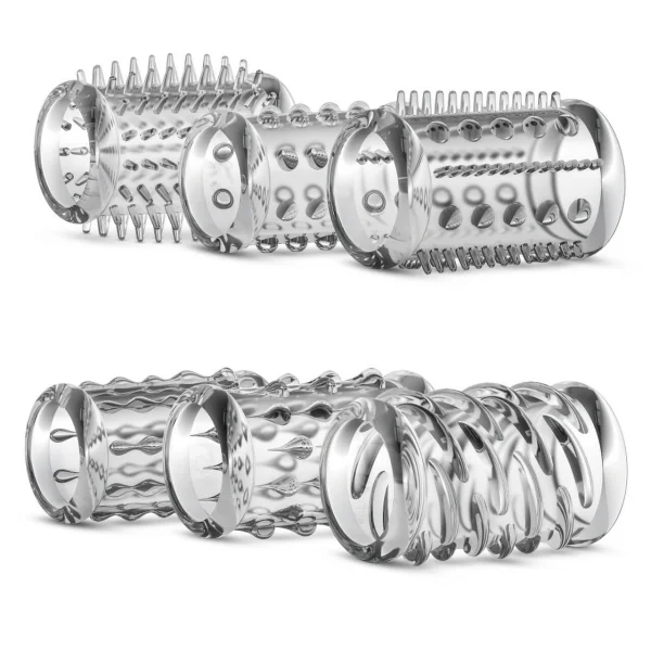 Stay Hard Cock Sleeve Kit Clear 6 Pack — image 7 of 9