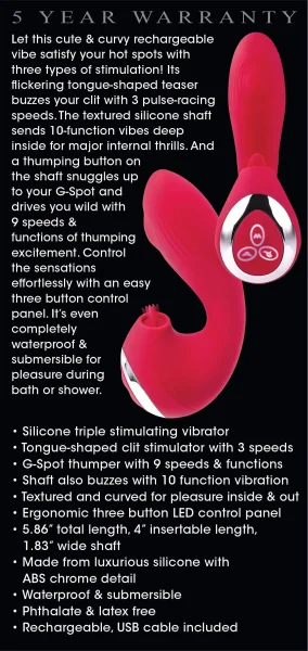 Eve's Clit Loving Thumper Vibe