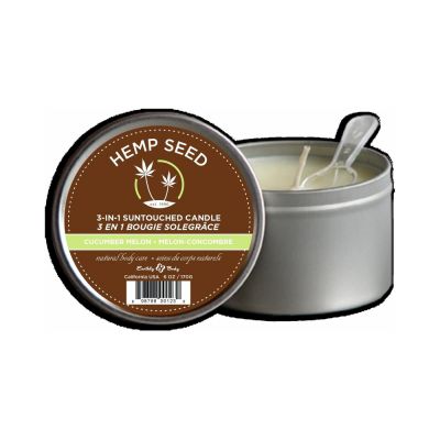 Earthly Body Massage Candle Cucumber Melon 6oz