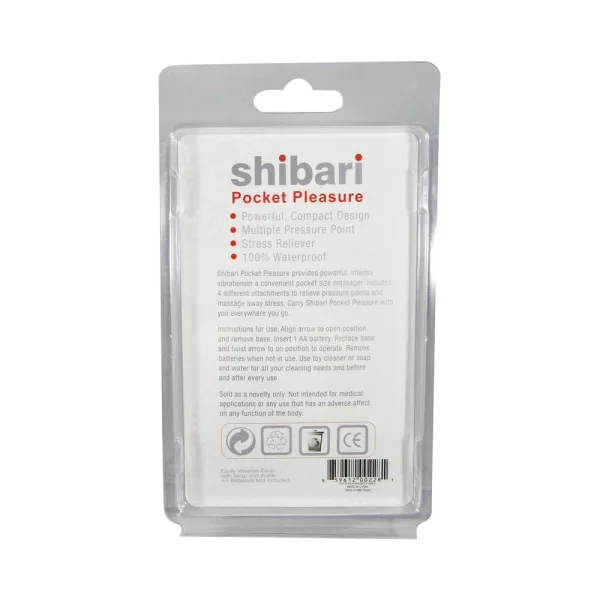 Shibari Pocket Pleasure W/4 Attachments