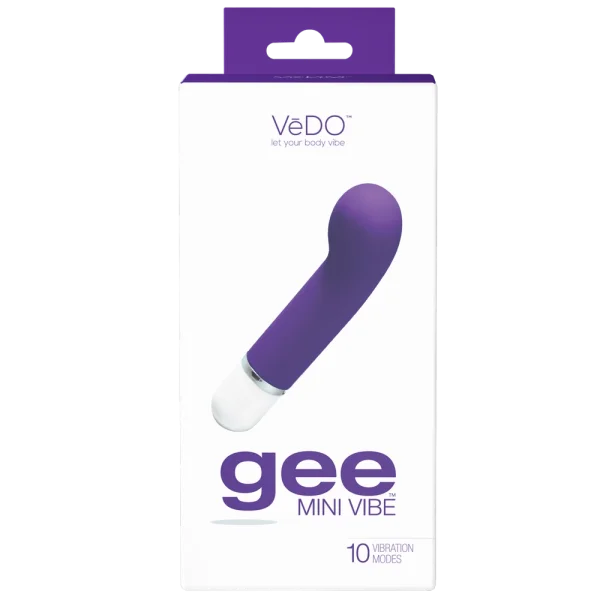 VeDO 'Gee' Mini G-Spot Rechargeable Waterproof Vibrator - Indigo
