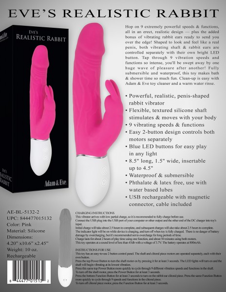 Realistic Rabbit Vibrator