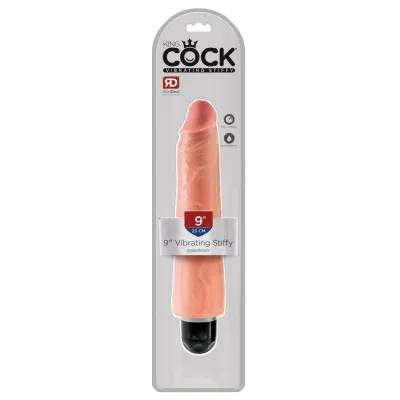 King Cock 9 Vibrating Stiffy Flesh