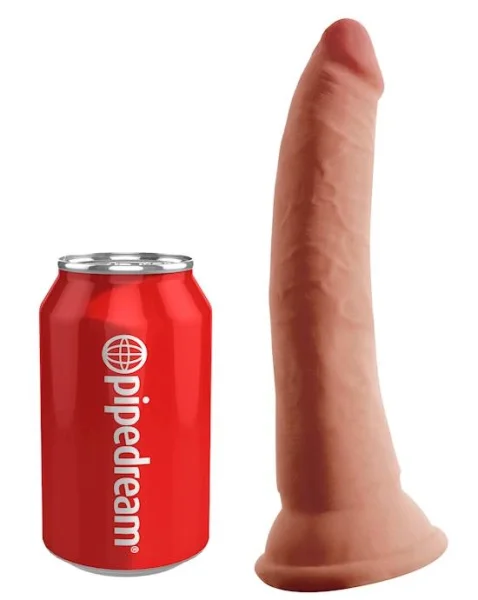 King Cock Plus Triple Density Cock - 7 Inch  - Tan - 7 Inch