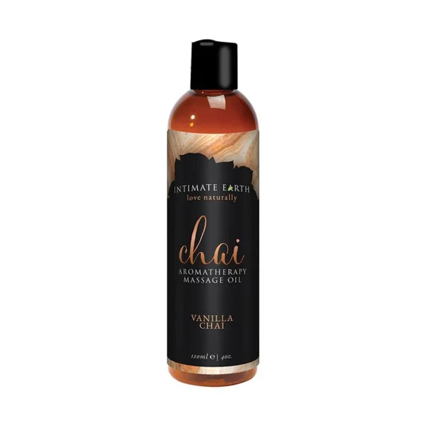 Intimate Earth Chai Massage Oil - 120 ml Vanilla & Chai