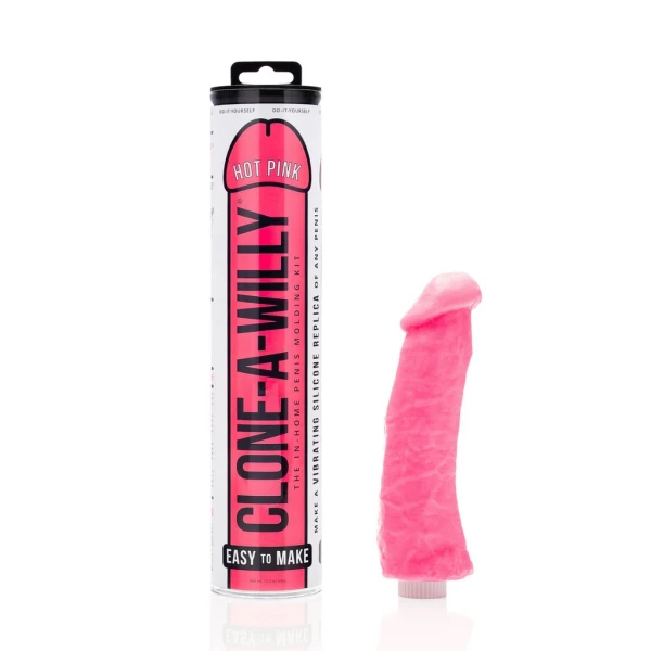 Clone-A-Willy Make Your Own Vibrating Silicone Dildo - Hot Pink
