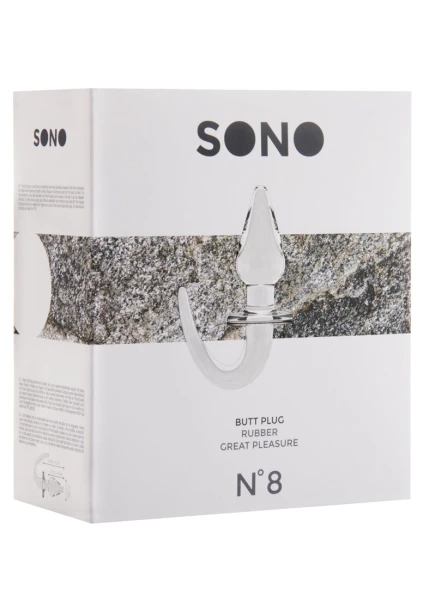 Sono No.8 - Butt Plug - 4 Inch - Transparent