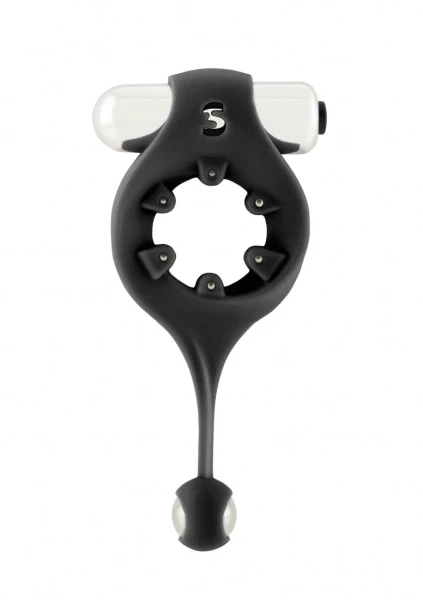 Fabio Magnetic Field Vibrating Cockring - Black