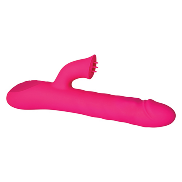 Adam & Eve Eve's Rotating Rabbit Flicker Dual Stim - Pink