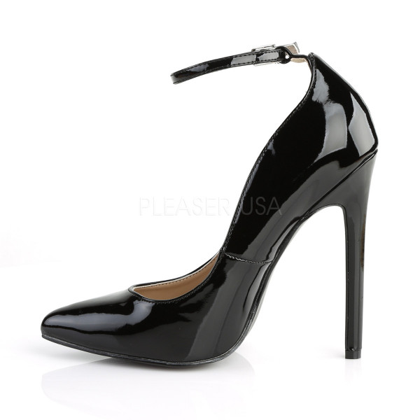 5 inches Heel Ankle Strap Pointed Toe Pump — image 7 of 8