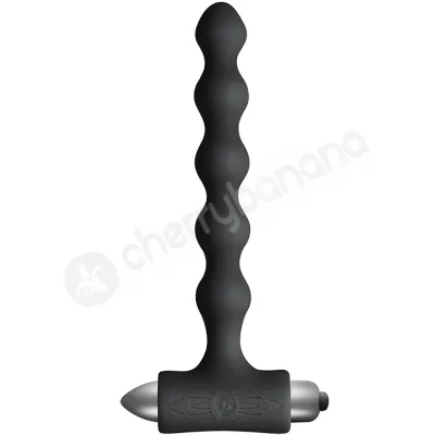 Rocks Off Petite Sensations Pearls 7 Speed Black Vibrating Anal Beads