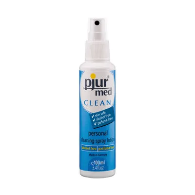 Pjur Med Clean Spray Lotion 100ml 3 4oz bottle
