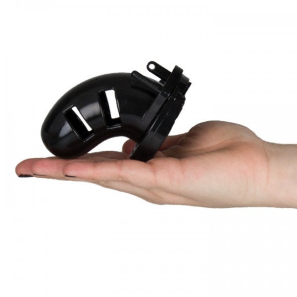 Man Cage Model 1 Black Lightweight Chastity Cage