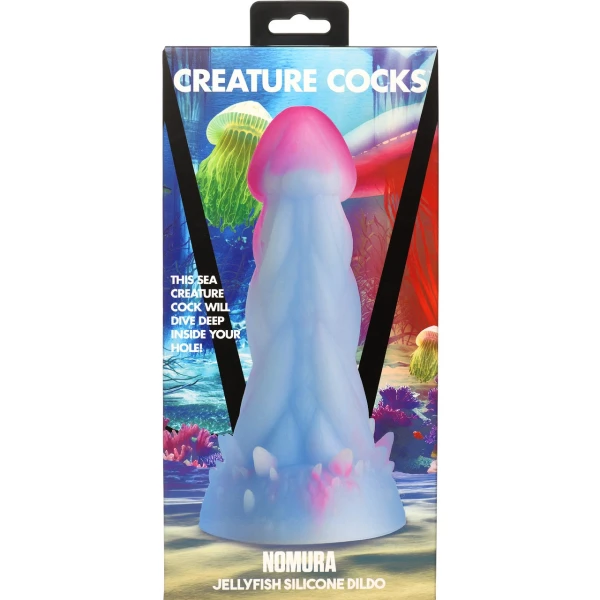 Nomura Jellyfish 7" Silicone Suction Cup Dildo By Creature Cocks — image 15 of 15