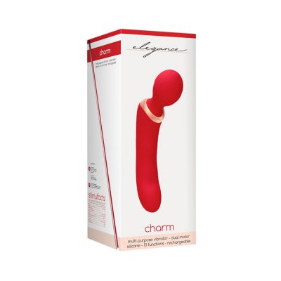 Elegance Double ended Rechargeable Dual Motor Vibrator massager