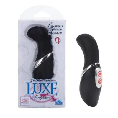 7 Function Silicone Luxe Empower Massager Black