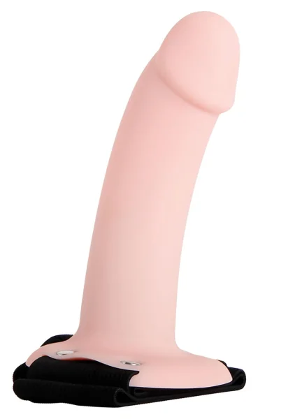 Adam & Eve Soft Hollow Strap On - Flesh