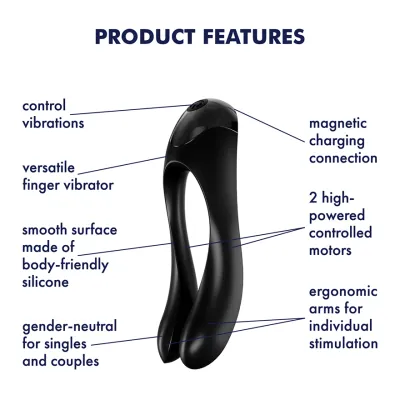 Satisfyer Candy Cane Black