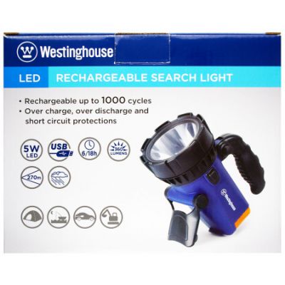 Westinghouse 5W USB Rechargeable Search Lamp With Swivel Stand