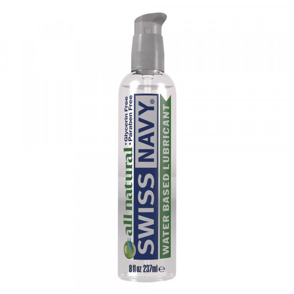Swiss Navy All Natural - Water-Based Lube | 8oz (237ml)
