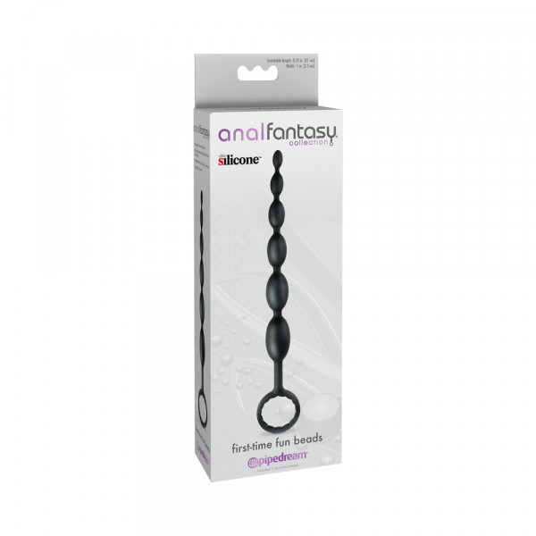 Anal Fantasy First Time Fun Beads Black