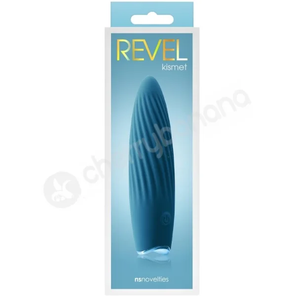 Revel Kismet Plush Silicone Teal Powerful Vibrator
