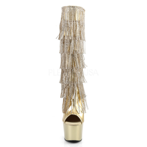 7 inches Lace-Up Stretch PF Knee Boot, Side Zip — image 6 of 12