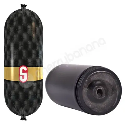 Shots Toys Sausage Anal Black Gold Masturbator