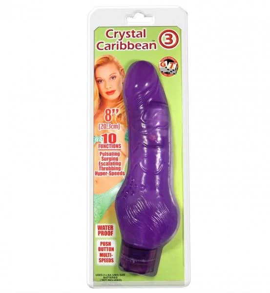 Crystal Caribbean #2 Waterproof Vibe - Purple — image 4 of 4