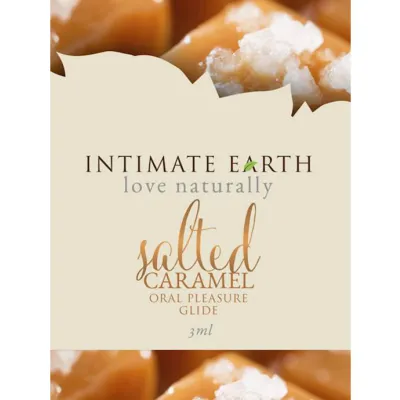 Intimate Earth Natural Flavours Glide Foil Salted Caramel 3ml