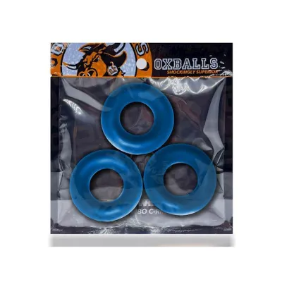 Fat Willy 3 pack Jumbo Cockrings Space Blue