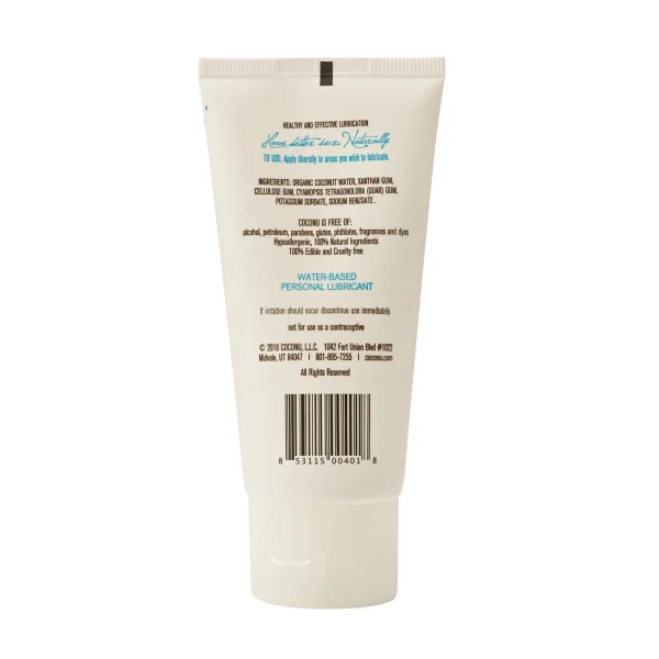 Coconu Water-Based Organic Lubricant 3oz