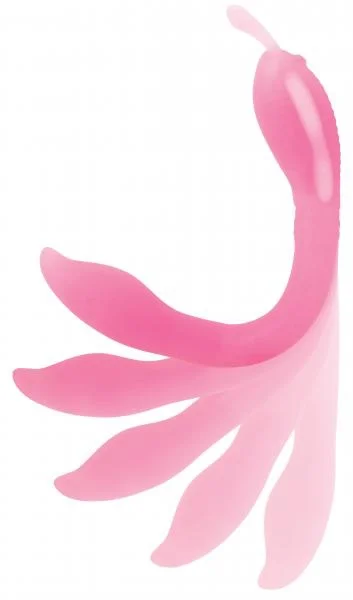 Bendable Butterfly Silicone Vibe Pink