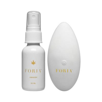 Foria Intimacy Set Awaken Cbd Arousal Oil Silicone Micro vibrator